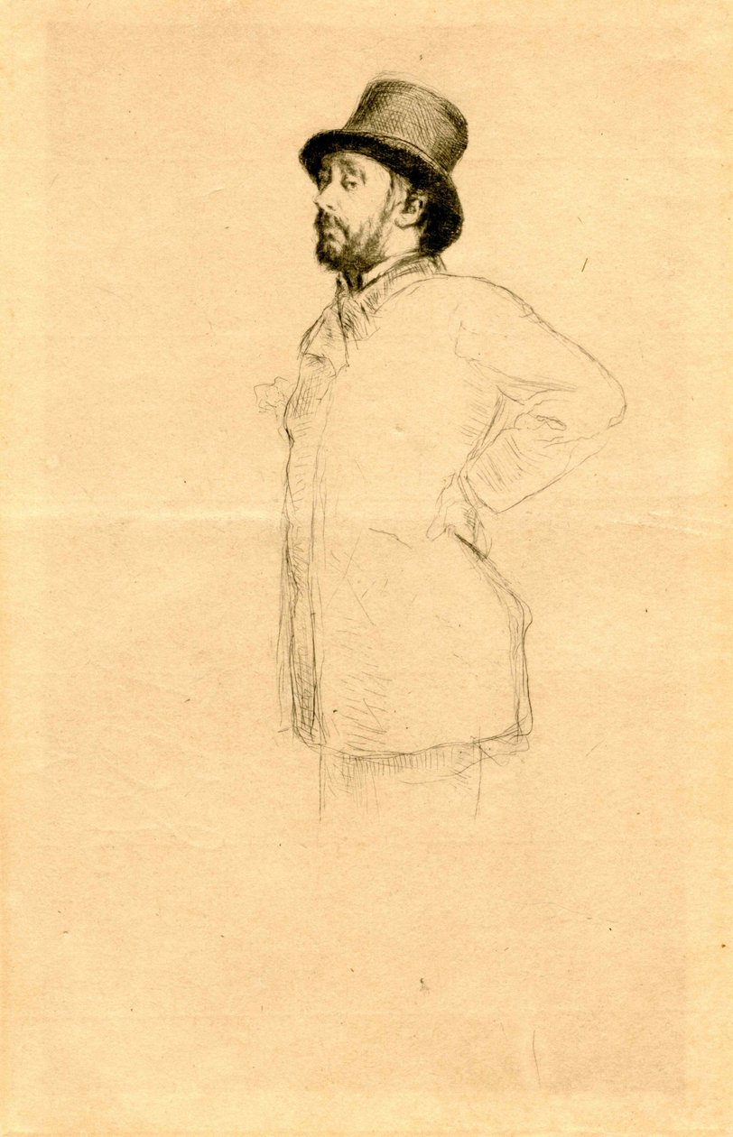 Edgar Degas hatussa. tekijältä Marcellin Gilbert Desboutin