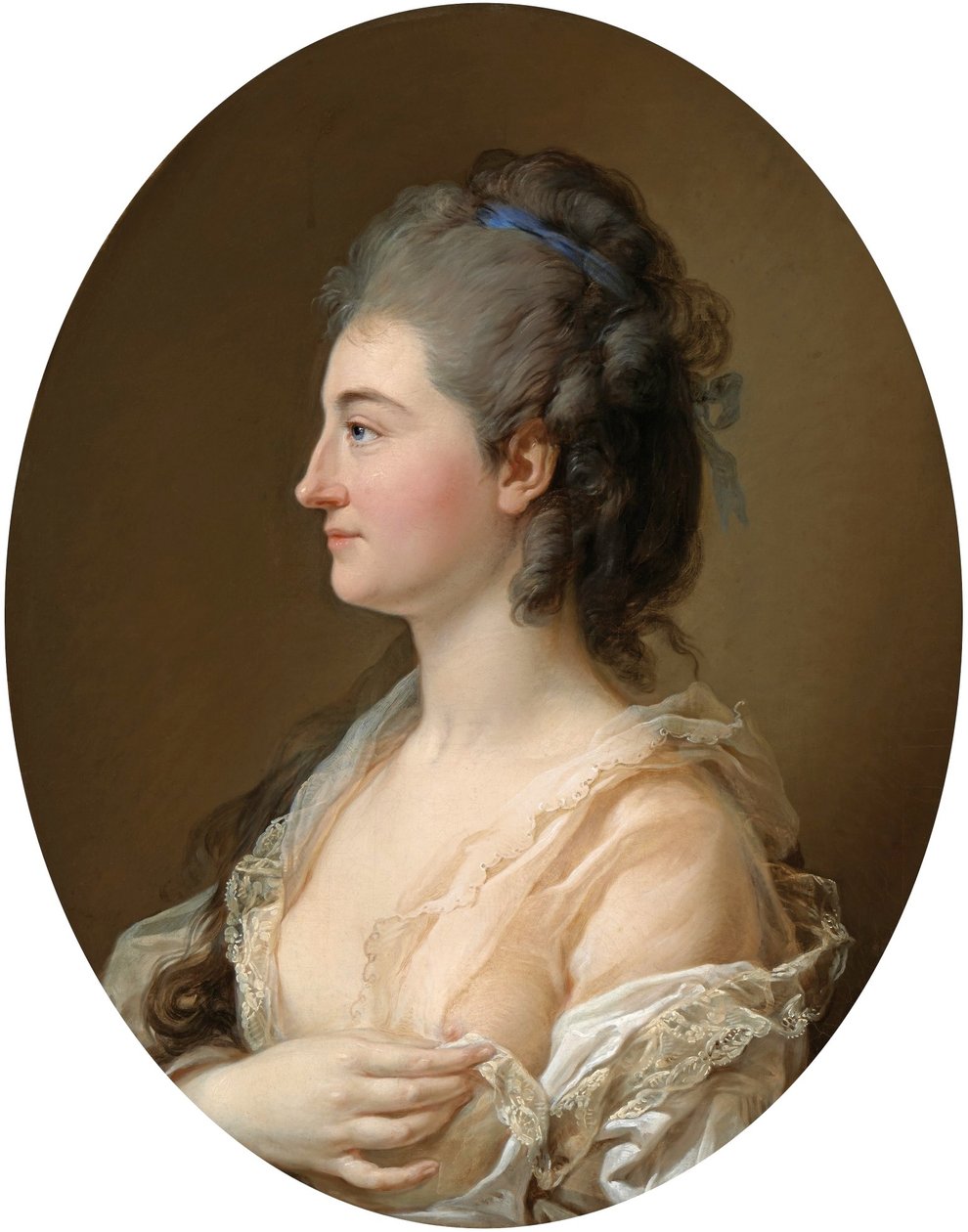 Catherina Gattai Tomatisin (Thomatis) muotokuva. tekijältä Marcello Bacciarelli