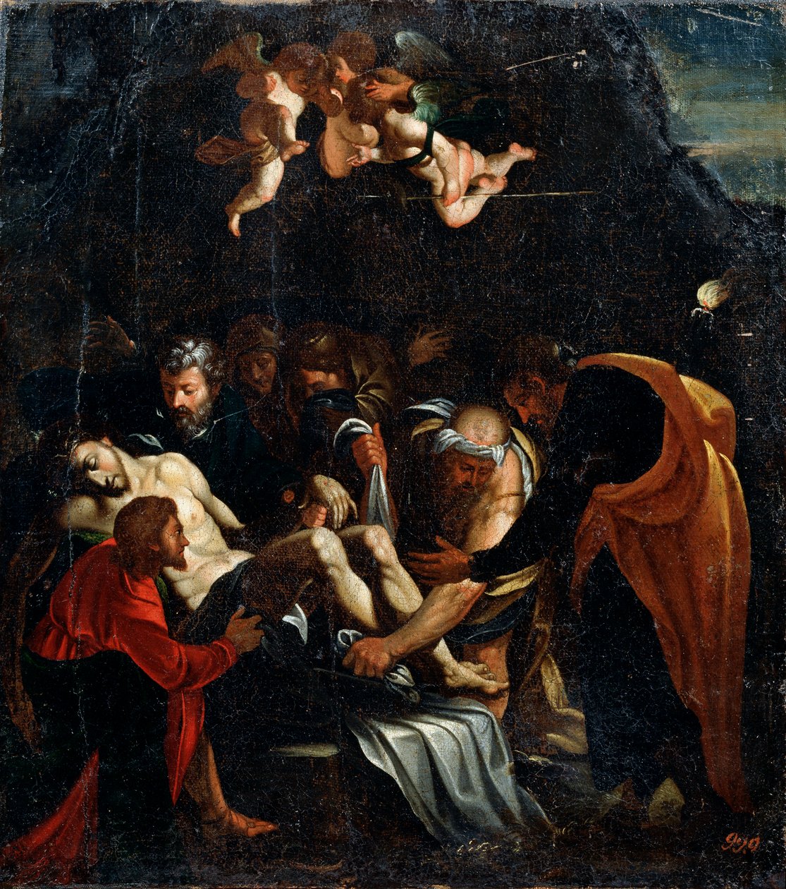 Laskeutuminen ristiltä, 1500-luku. tekijältä Marcello Venusti