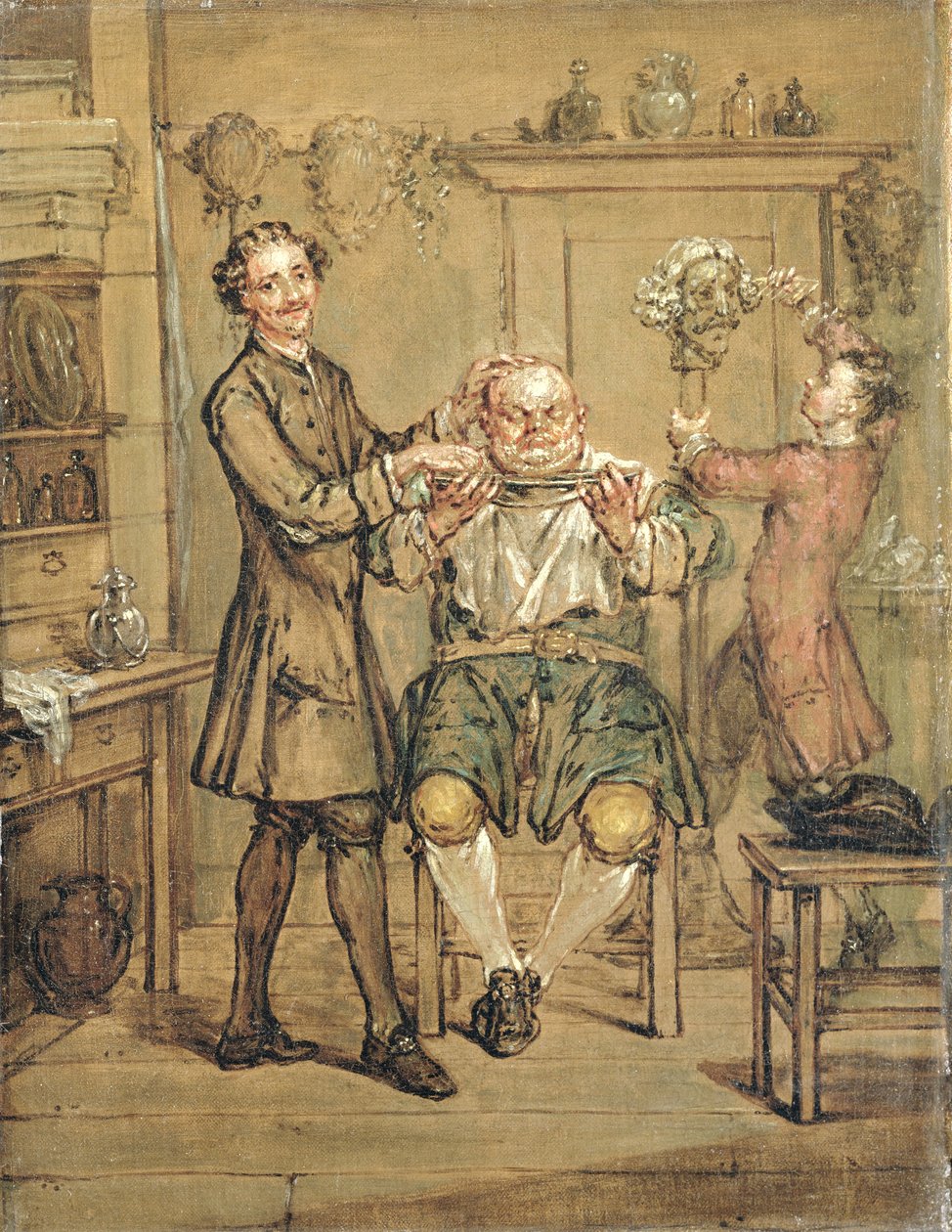 Parturi, n. 1760-1769 tekijältä Marcellus the Younger Laroon