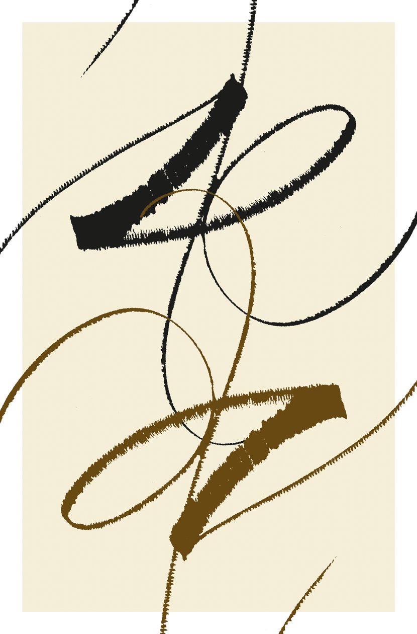 Tanssi, 2014 (muste paperille) tekijältä Marco Campedelli