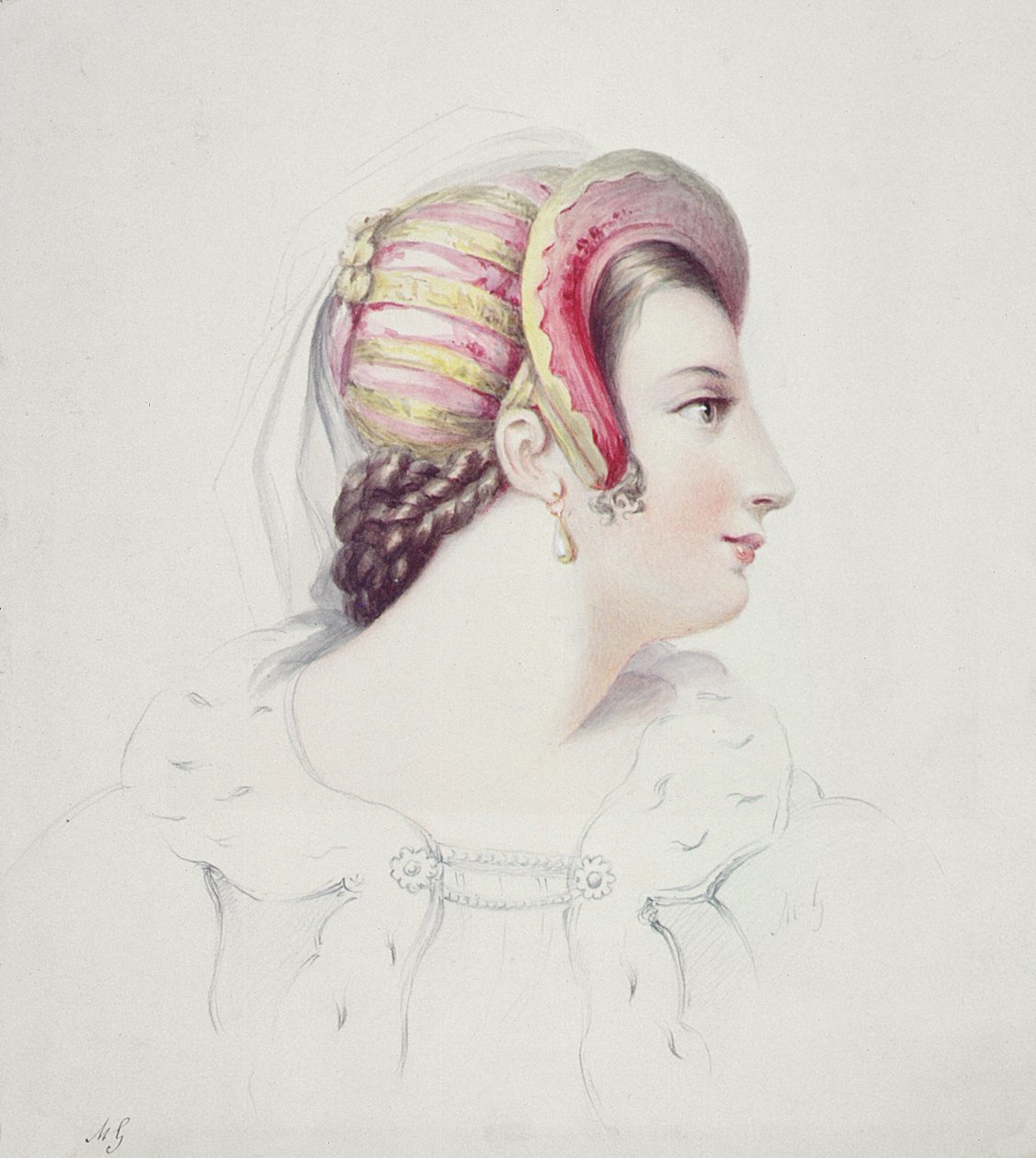 Johanna (piirustus) tekijältä Margaret Sarah Carpenter