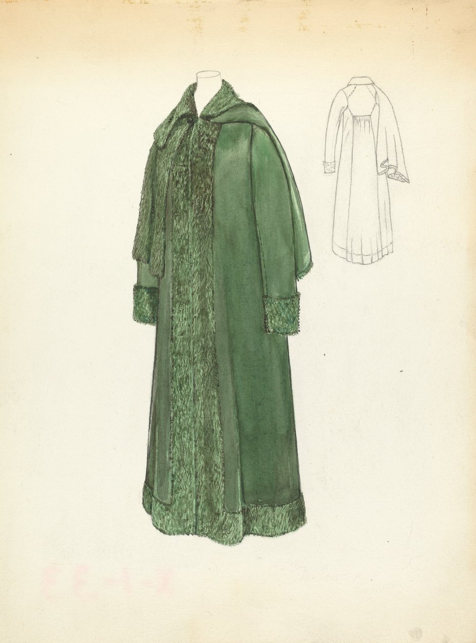Naisten takki, 19351942. tekijältä Margaret Concha