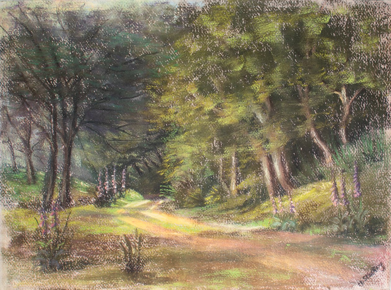 Walk in the Woods, Somerset, 1995 (pastelli) tekijältä Margo Starkey