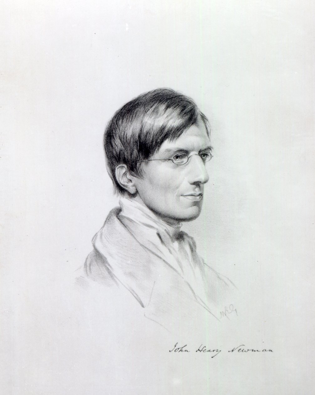 The Very Rev. J.H Newman, kaivertanut John Alfred Vinter, 1850 tekijältä Maria Giberne