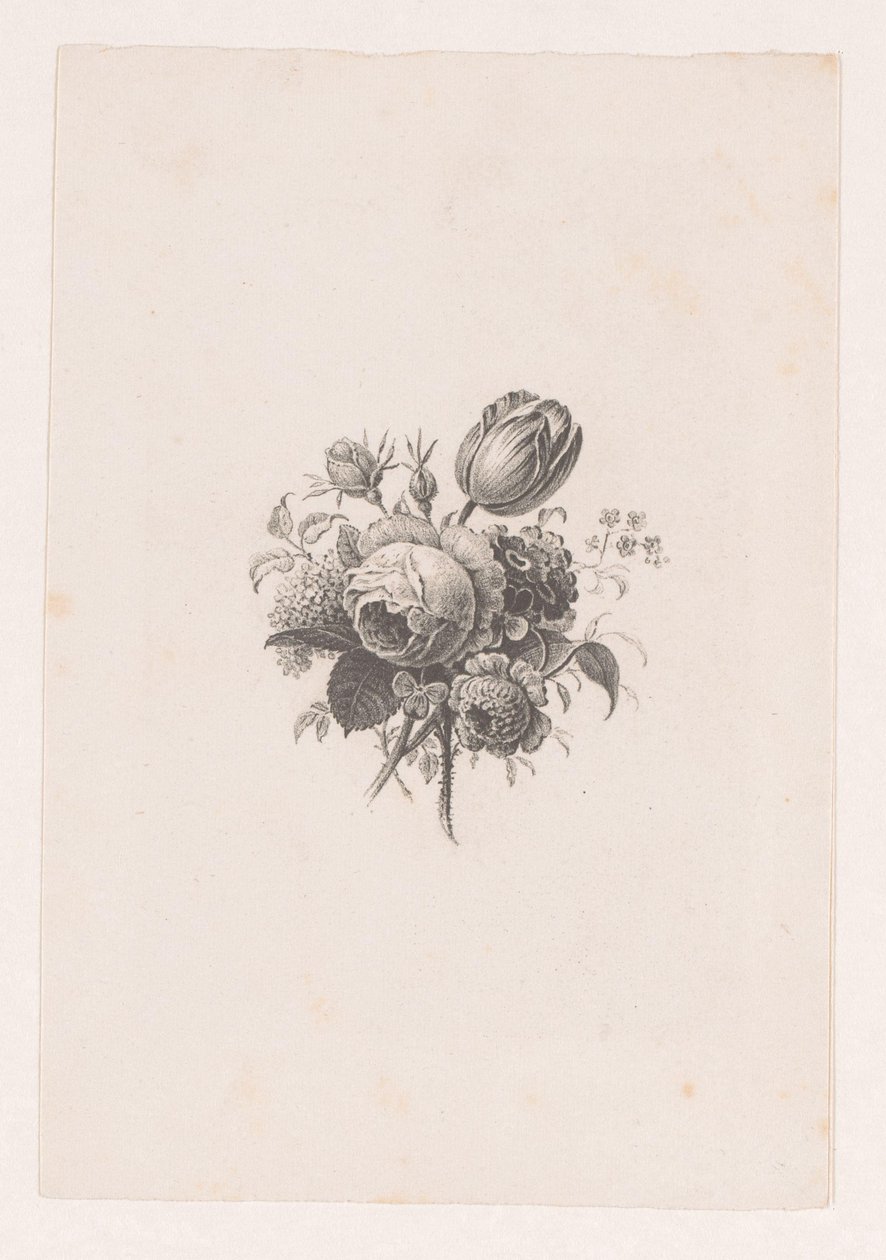 Kukkakimppu tekijältä Maria Geertruida de Goeje Barbiers (attributed to)
