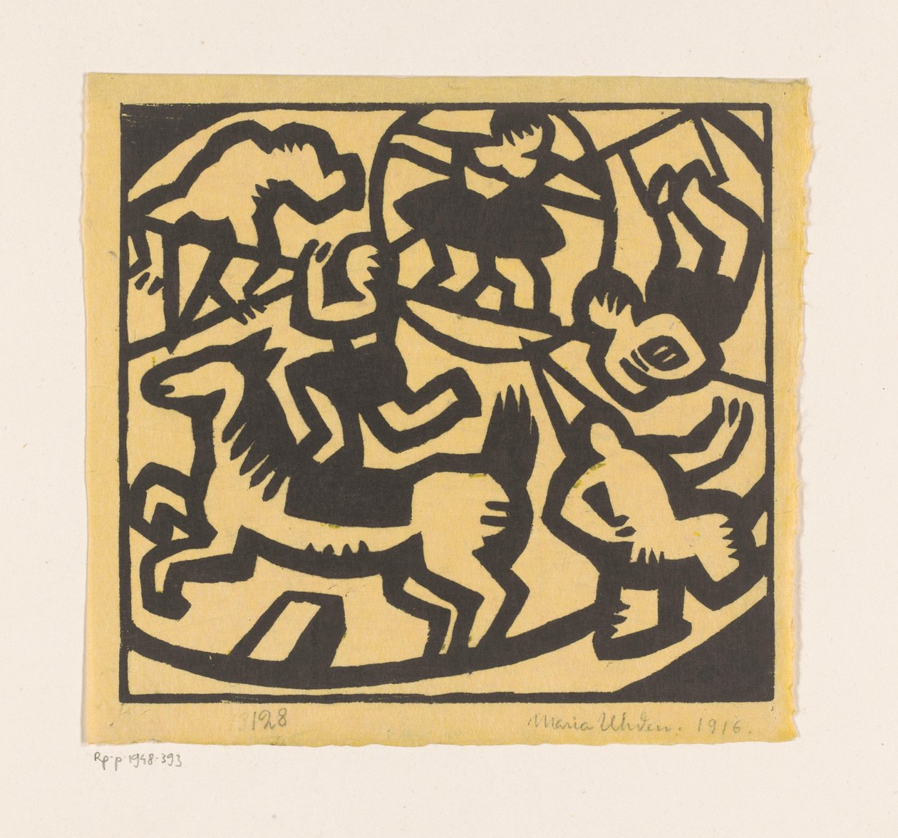 Sirkustaiteilijat tekijältä Maria Uhden (signed by artist)