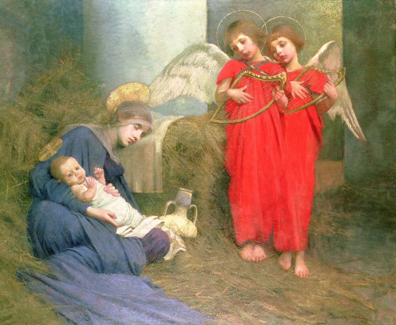 Huonekalut ja erilaiset esineet 1100- ja 1300-luvuilta tekijältä Marianne Stokes