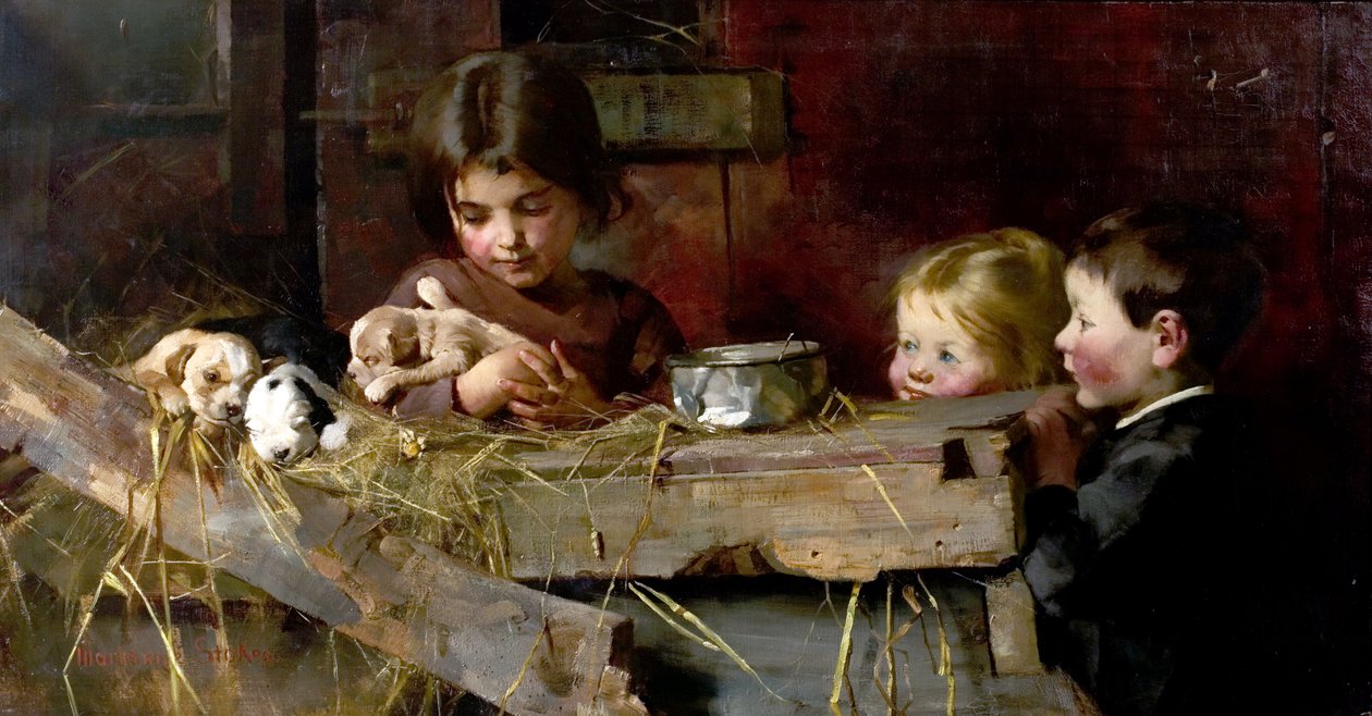 Lapsuuden aarteet, 1886 tekijältä Marianne Stokes