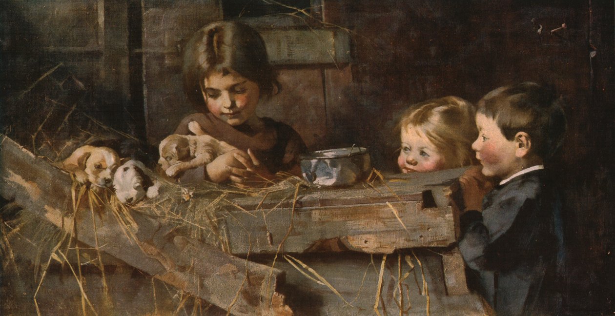 Lapsuuden aarteet, 1886, c1930. tekijältä Marianne Stokes