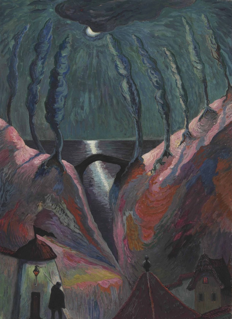 Fantastic Night, 1917. tekijältä Marianne von Werefkin