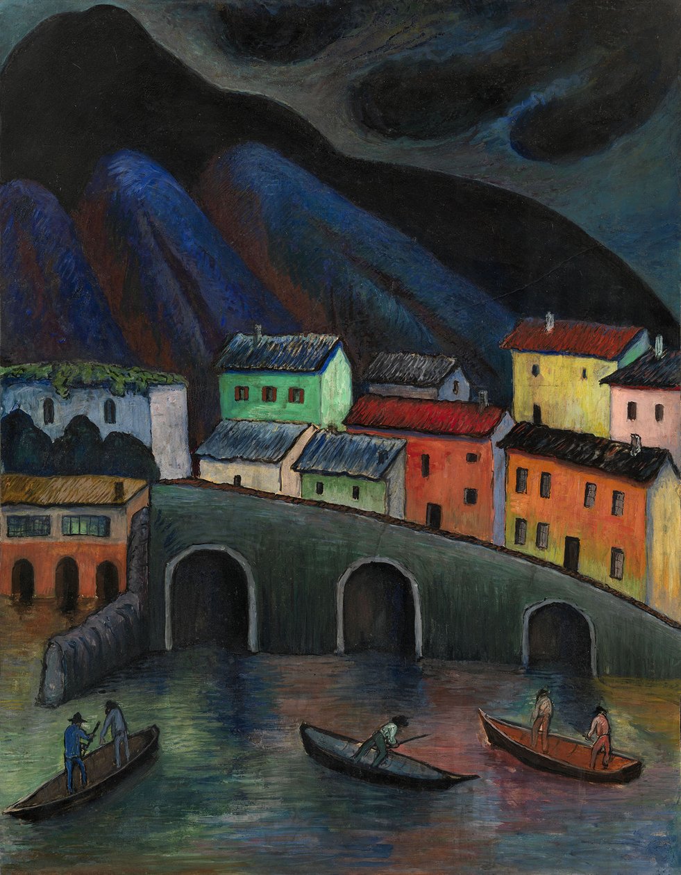 Yökalastus Asconassa 1920-1930-luvuilla tekijältä Marianne von Werefkin