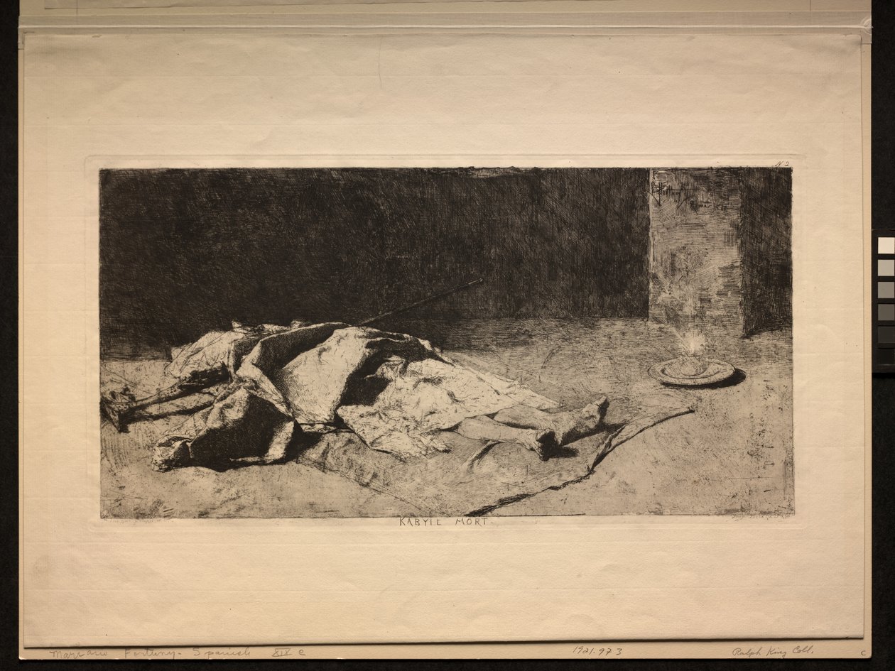Kabyle kuollut. tekijältä Mariano José María Bernardo Fortuny y Carbó
