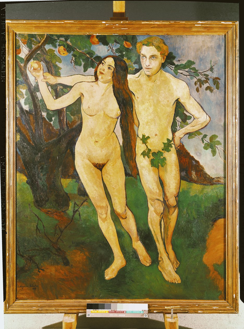 Adam ja Eeva, 1909 tekijältä Marie Clementine (Suzanne) Valadon