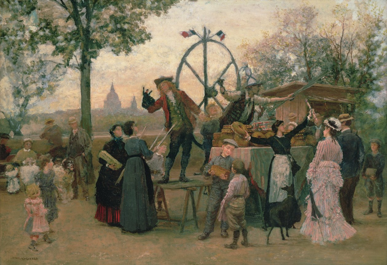 Huonekalut ja erilaiset esineet 1100- ja 1300-luvuilta tekijältä Marie Francois Firmin Girard