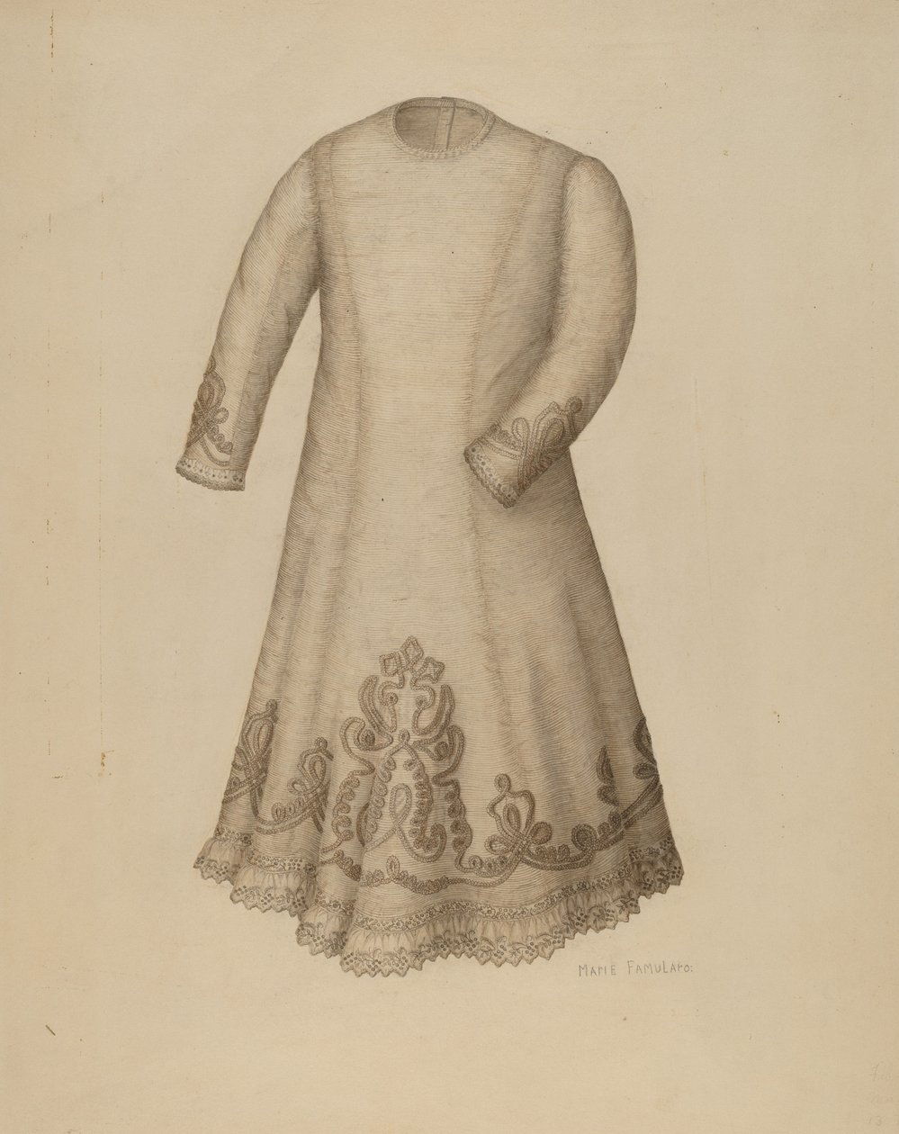 Vauvan mekko, c. 1938. tekijältä Marie Famularo