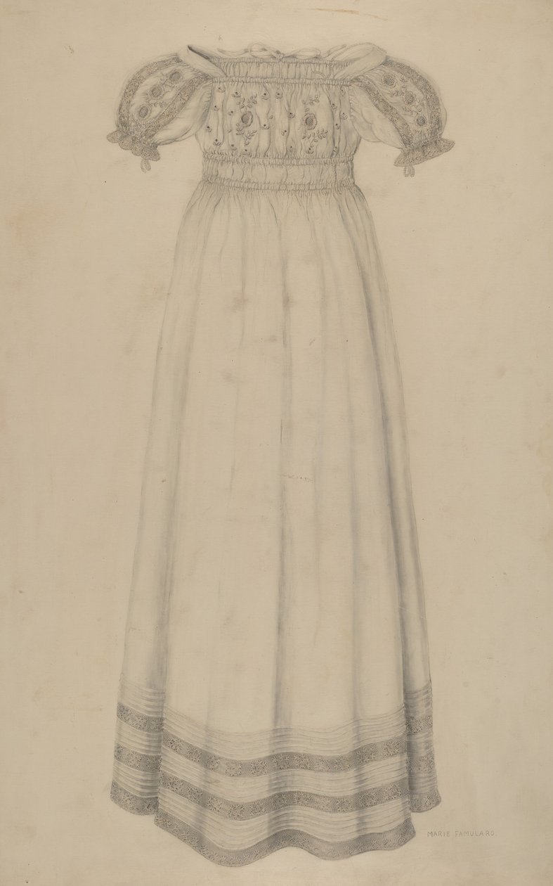 Vauvan mekko, c. 1938. tekijältä Marie Famularo
