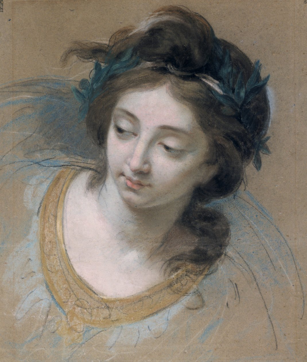 "Naisen pää", 1780. tekijältä Marie Louise Élisabeth Vigée Lebrun