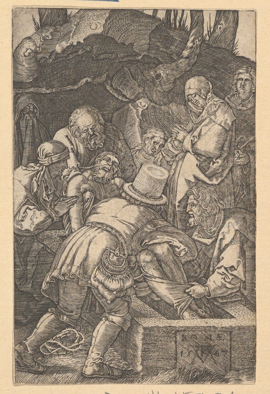 Hautaus, 1567. tekijältä Mario Cartaro