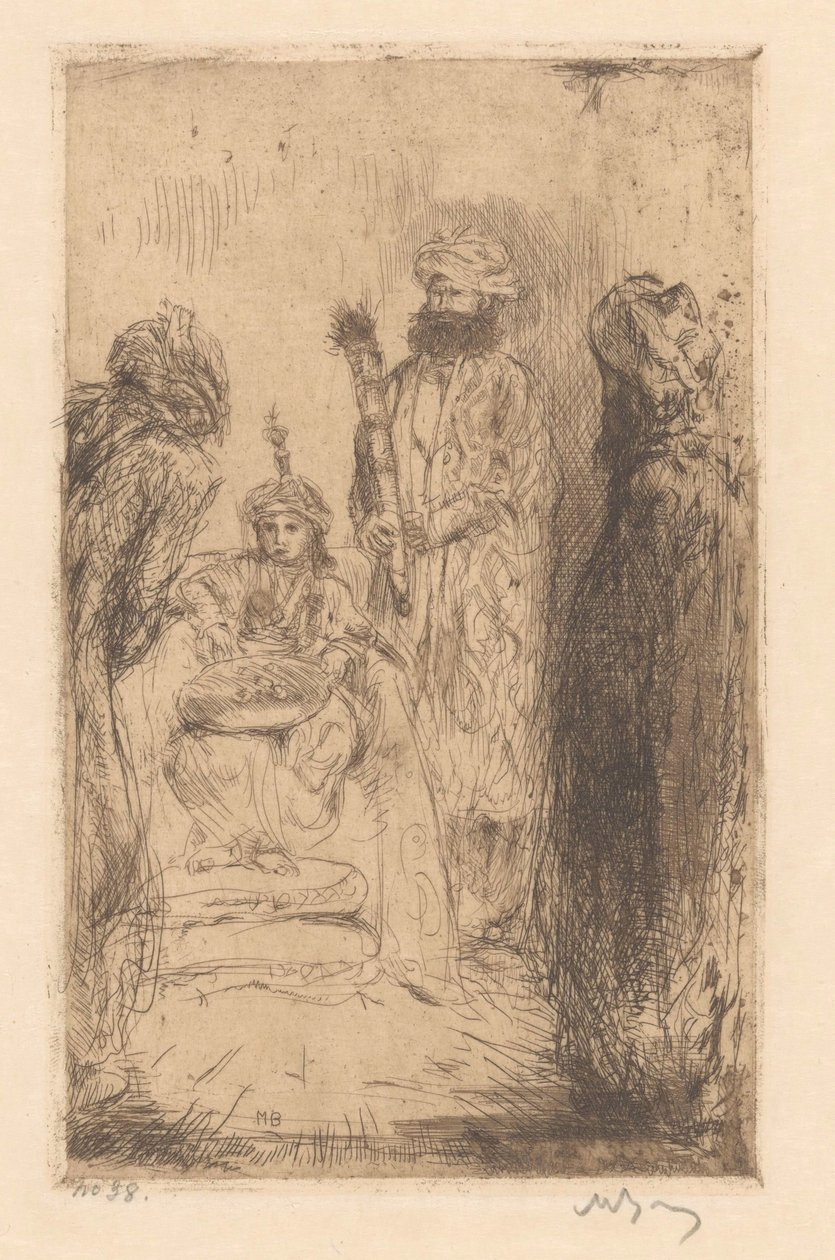 itämainen prinssi tekijältä Marius Bauer (signed by artist)