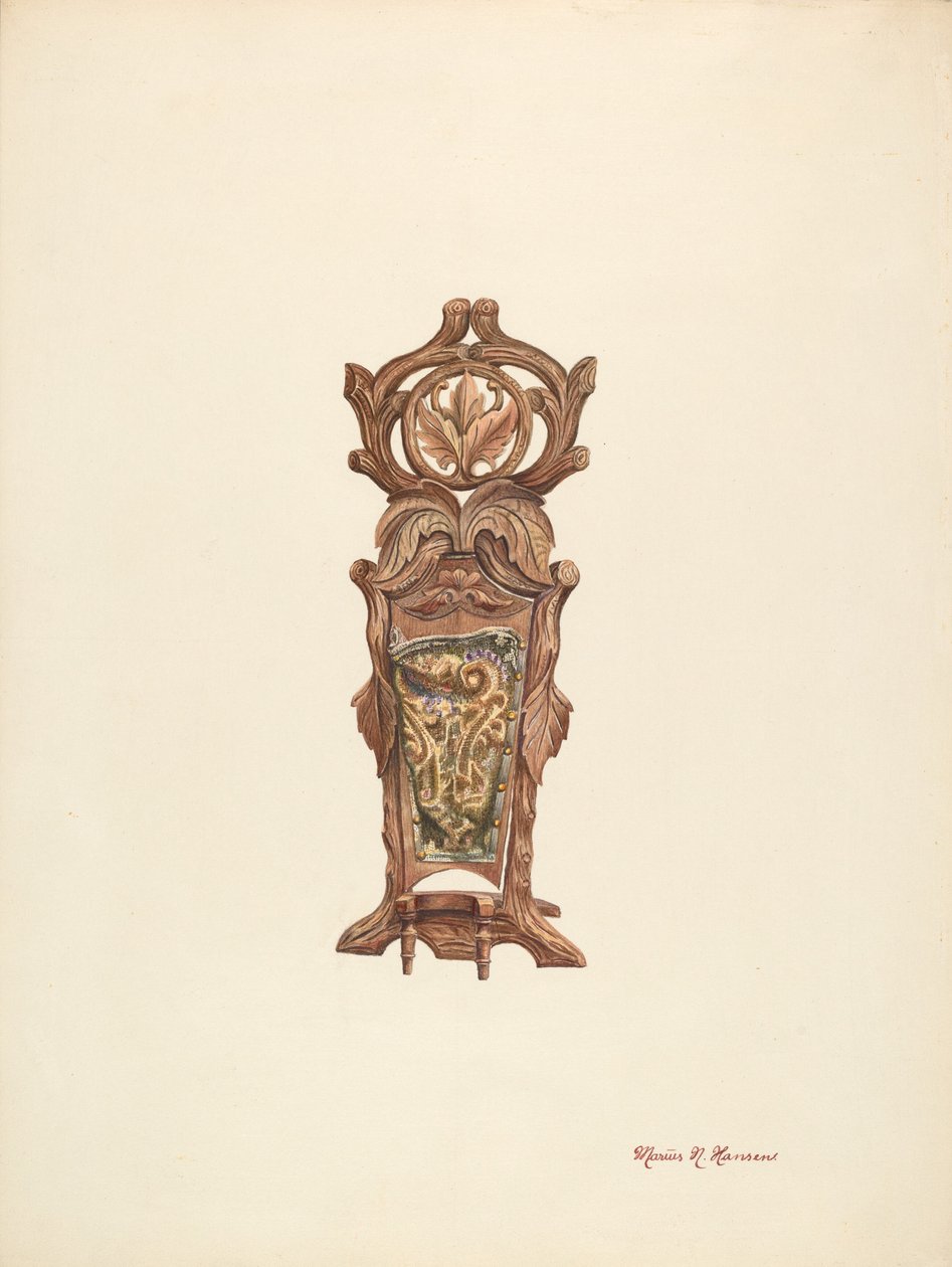 Bootjack & Slipper-Holder, c. 1940. tekijältä Marius Hansen