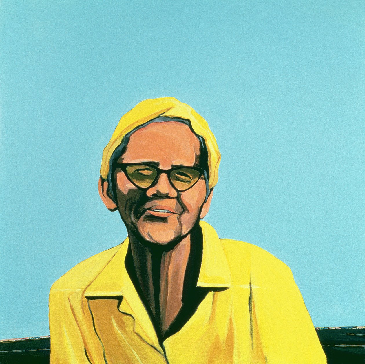 Kuubalainen muotokuva #13, 1996 (akryyli kankaalle) tekijältä Marjorie Weiss
