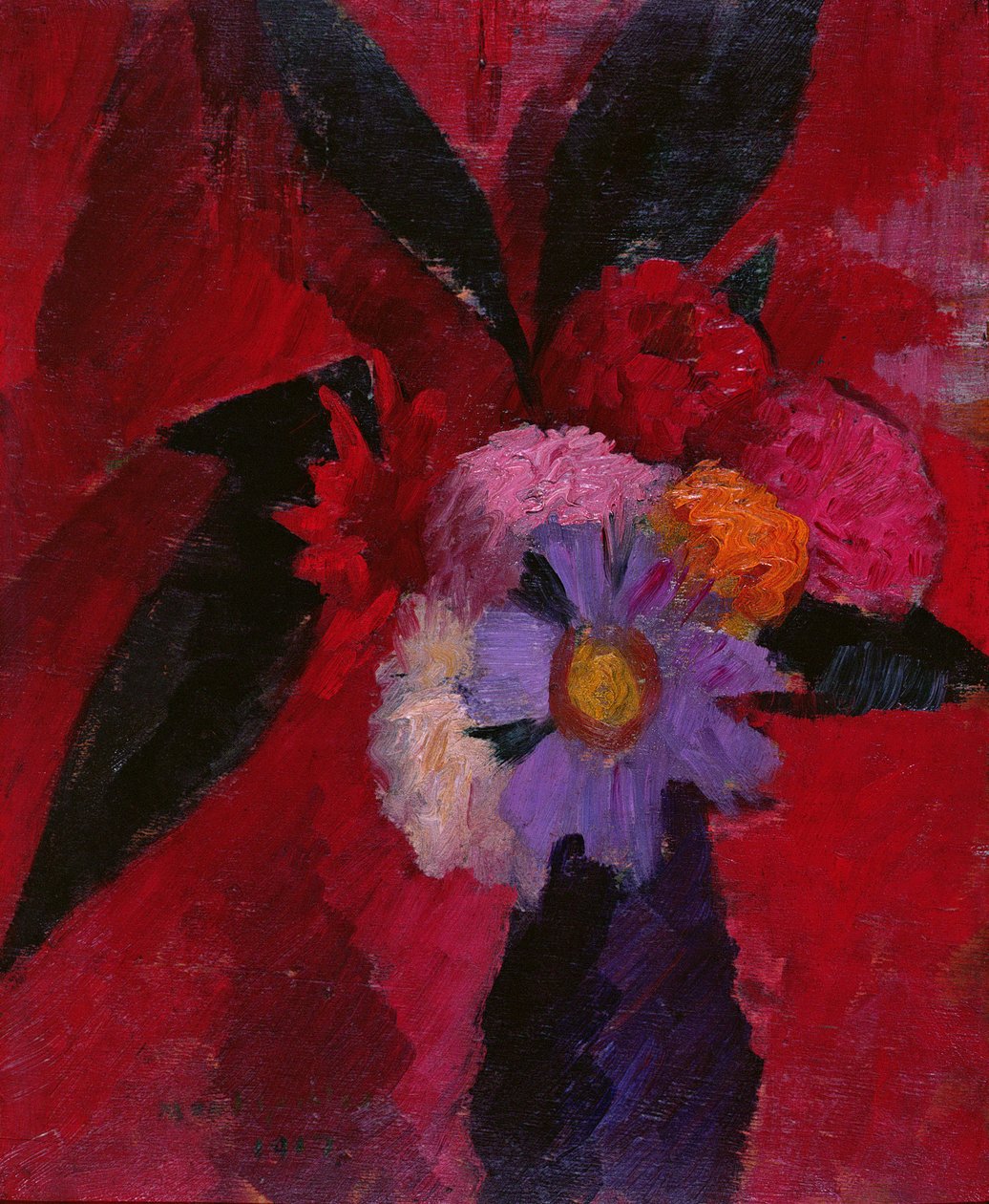 Kukat, 1917 tekijältä Mark Gertler
