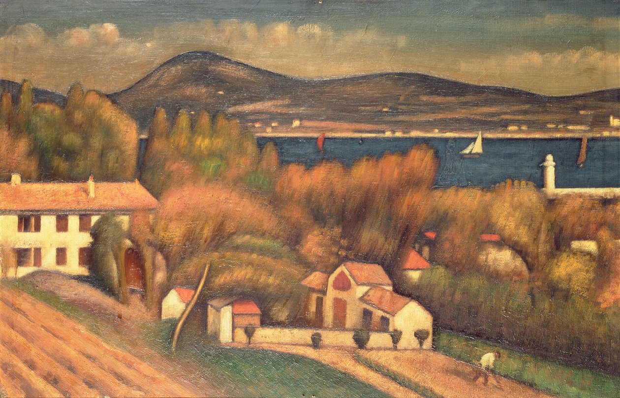 St Tropez, 1925 tekijältä Mark Gertler