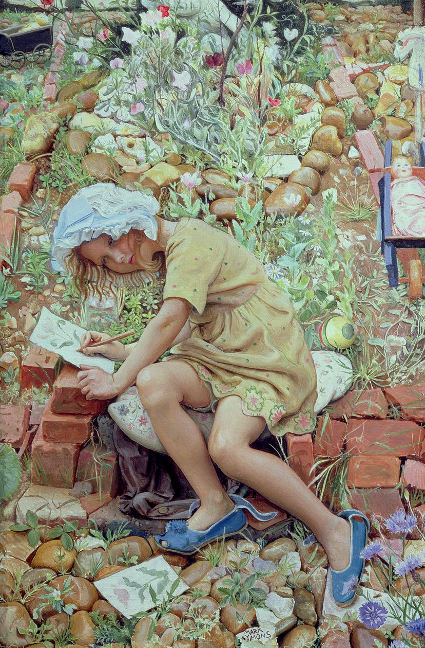Molly puutarhassa, 1930 tekijältä Mark Lancelot Symons