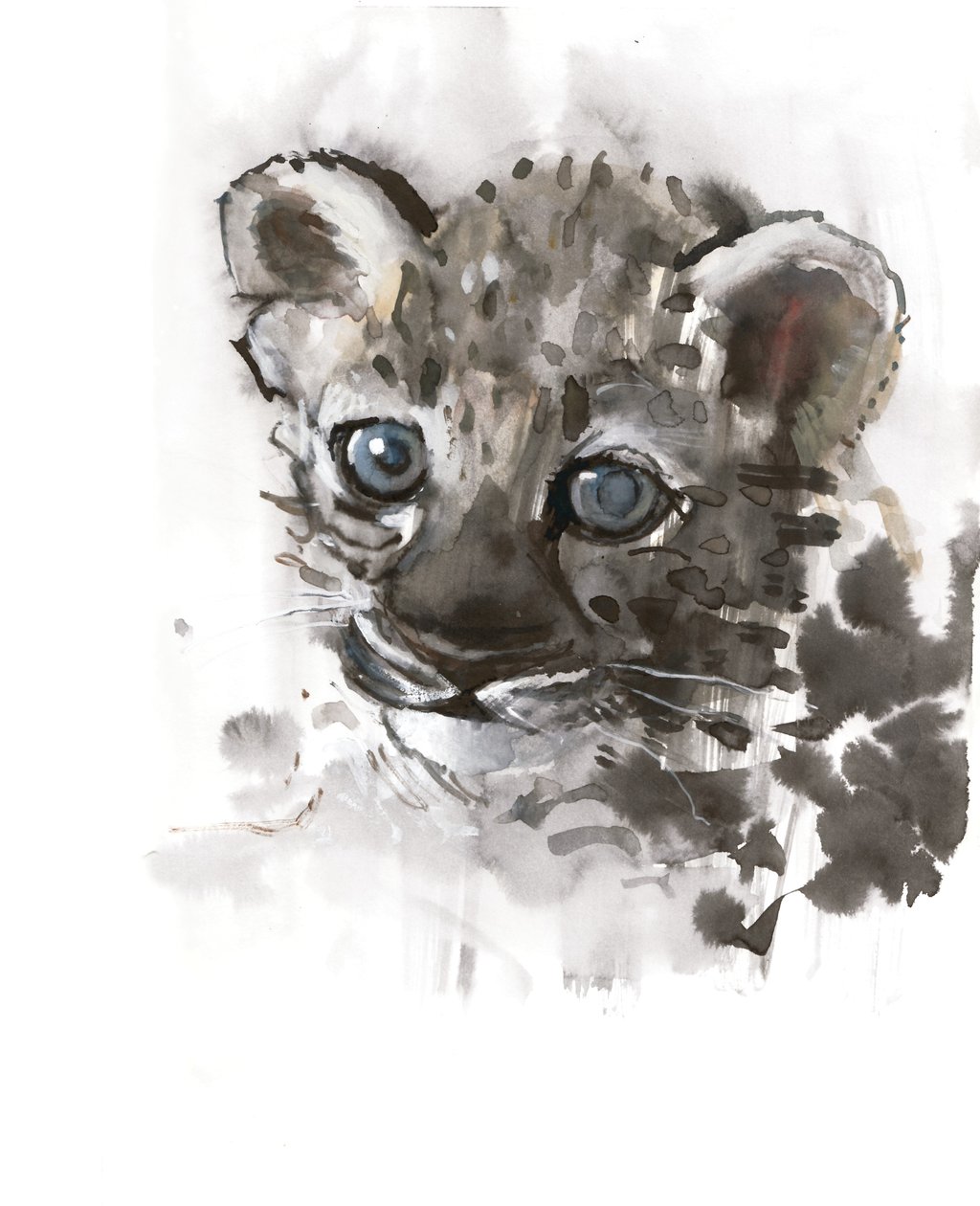 Blue Eyes (Arabian Leopard Cub), 2008 tekijältä Mark Adlington