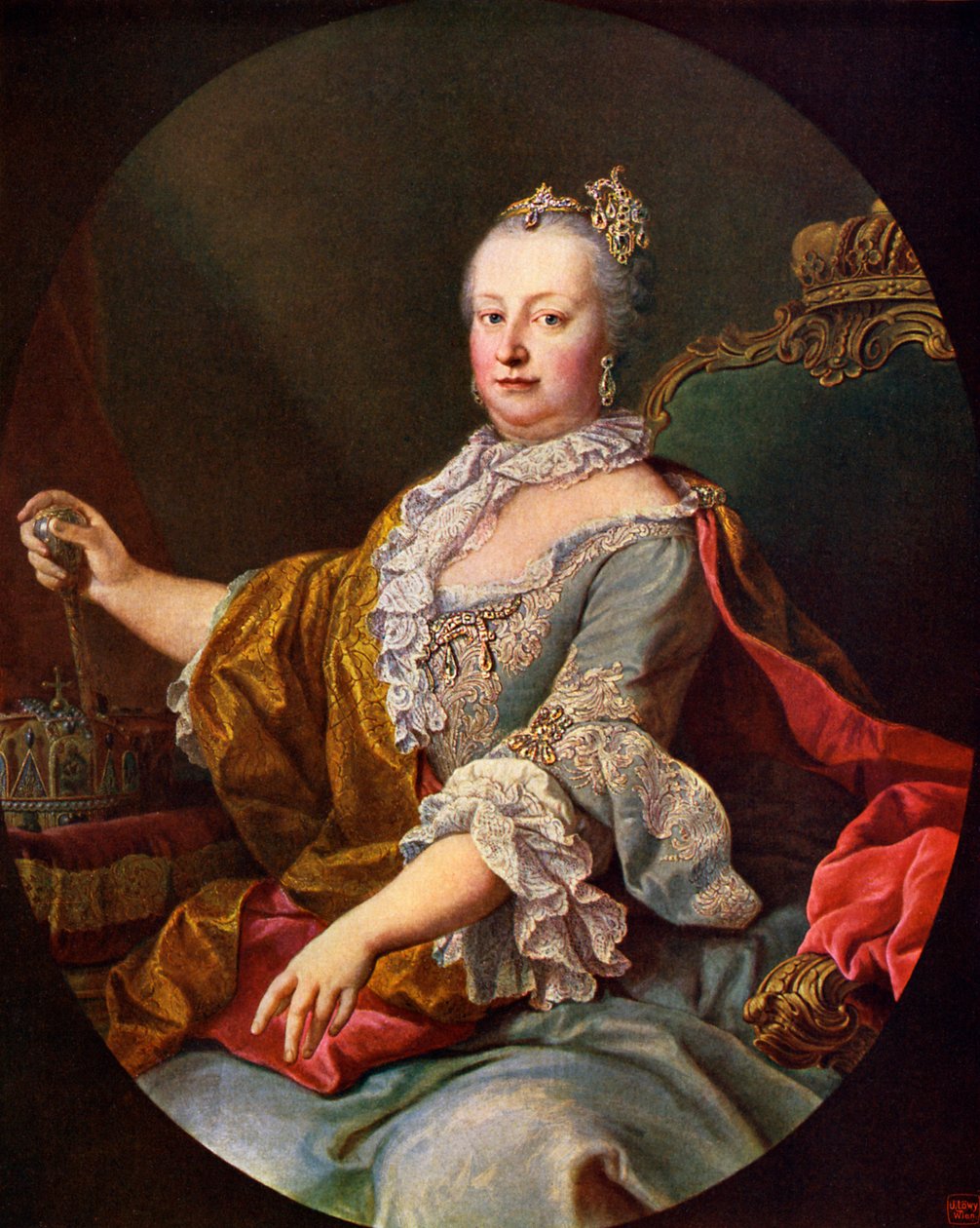 Maria Theresa (tai Theresia) - tekijältä Martin II Mytens or Meytens