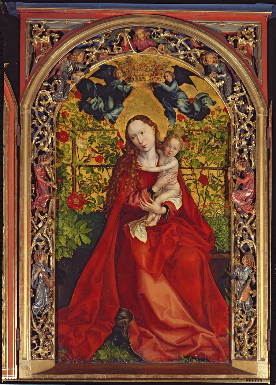 Madonna of the Rose Bower, 1473 tekijältä Martin Schongauer