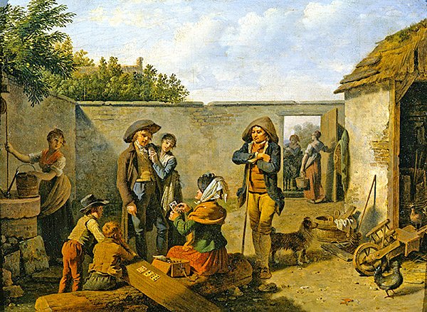 Fortune Teller (öljy kankaalle) tekijältä Martin Drölling