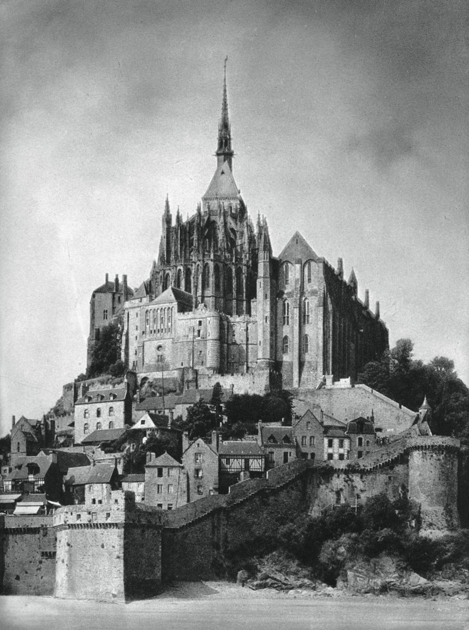 Mont Saint-Michel, Normandia, Ranska, 1937. tekijältä Martin Hurlimann