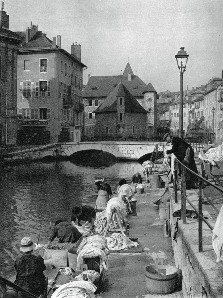 Thioun kanava, Annecy, Ranska, 1937 tekijältä Martin Hurlimann
