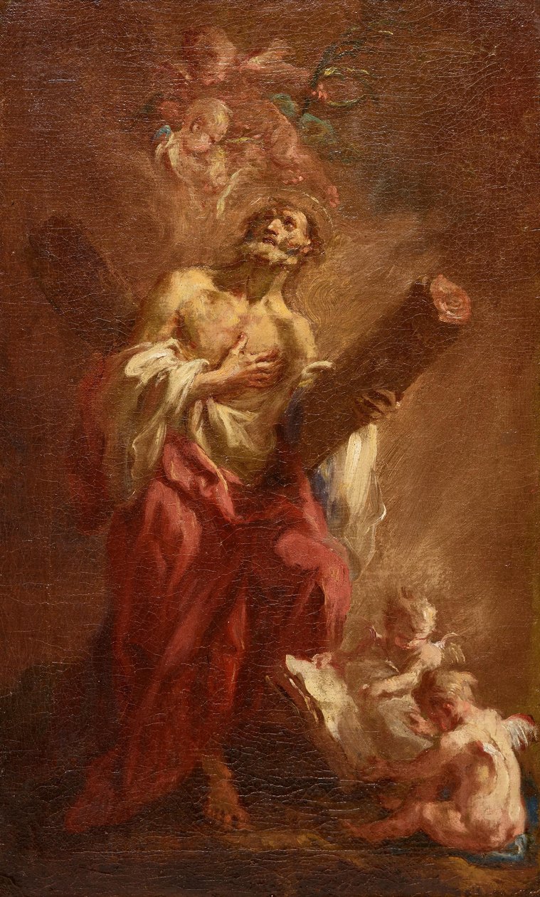 Apostoli Andreas tekijältä Martin Johann Schmidt