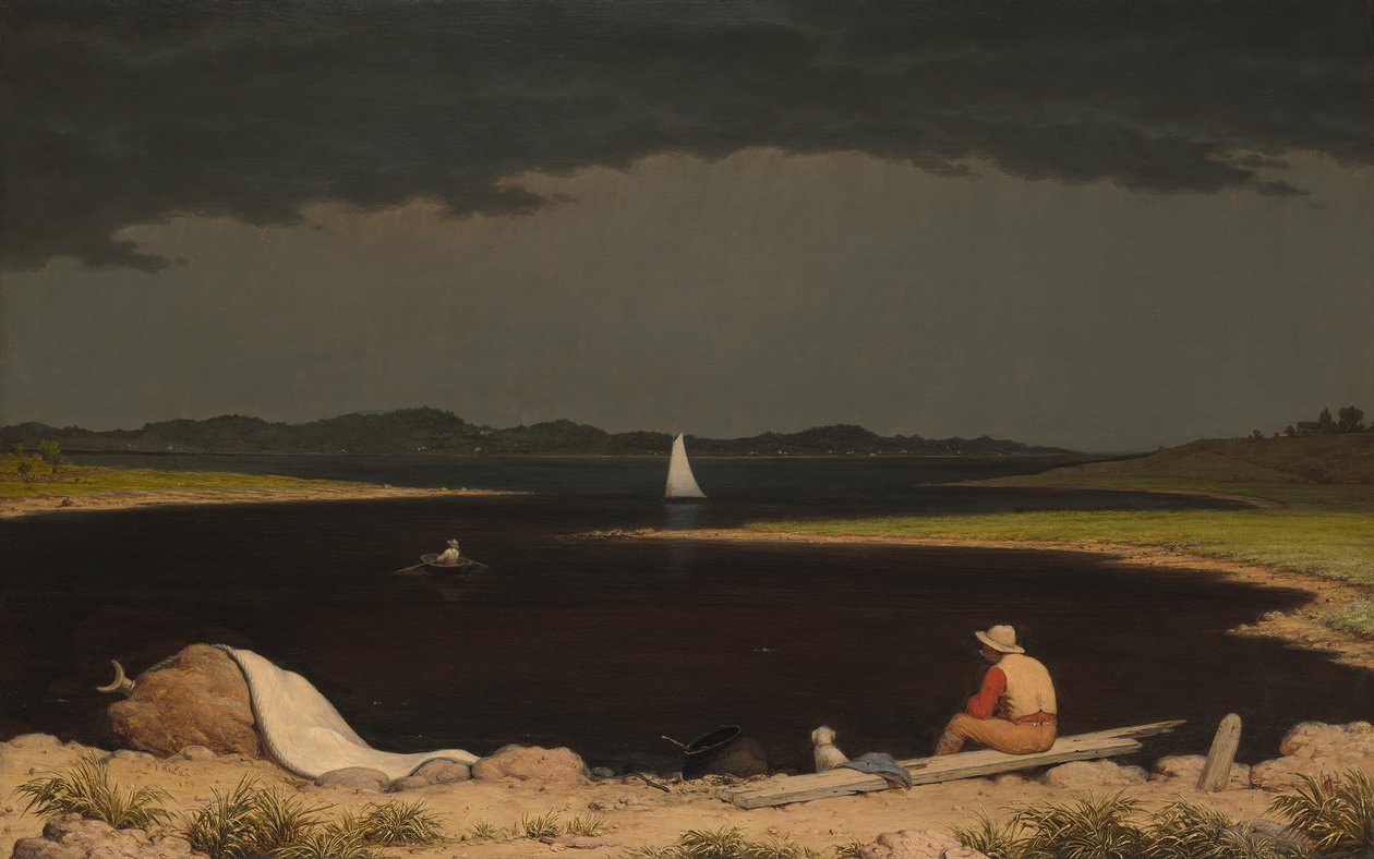 Ukkosmyrsky lähestyy, 1859. tekijältä Martin Johnson Heade