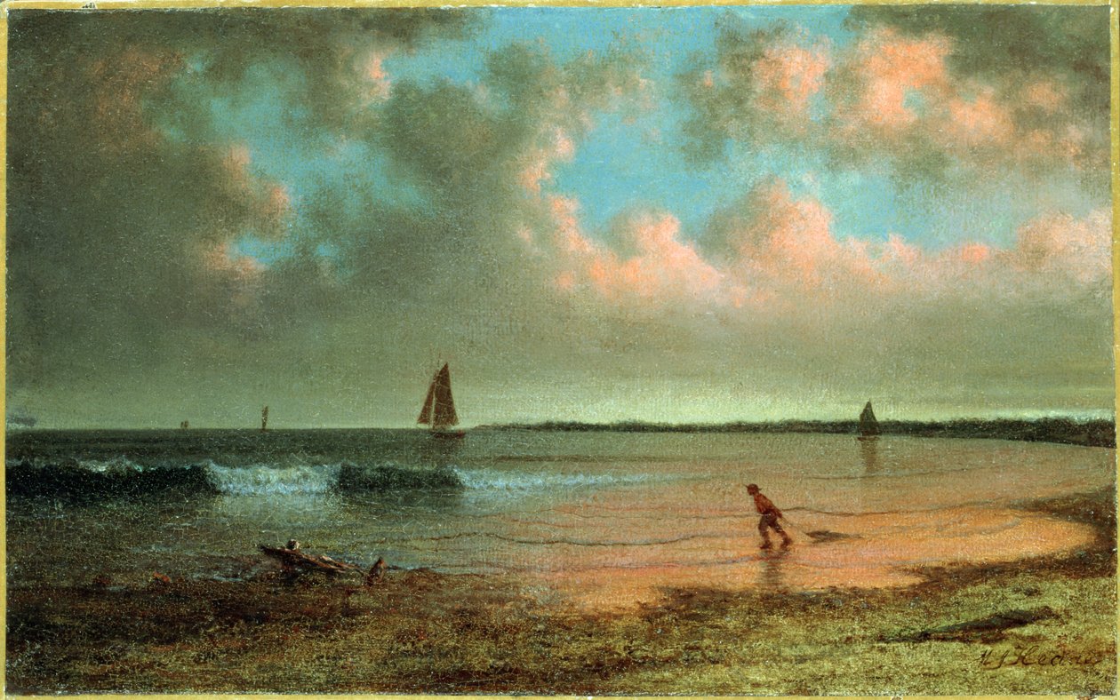 New England Coastal Scene tekijältä Martin Johnson Heade