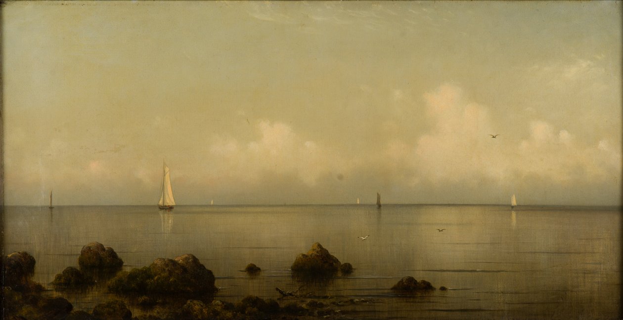 Thimble Island, CT, 1875-1876 tekijältä Martin Johnson Heade
