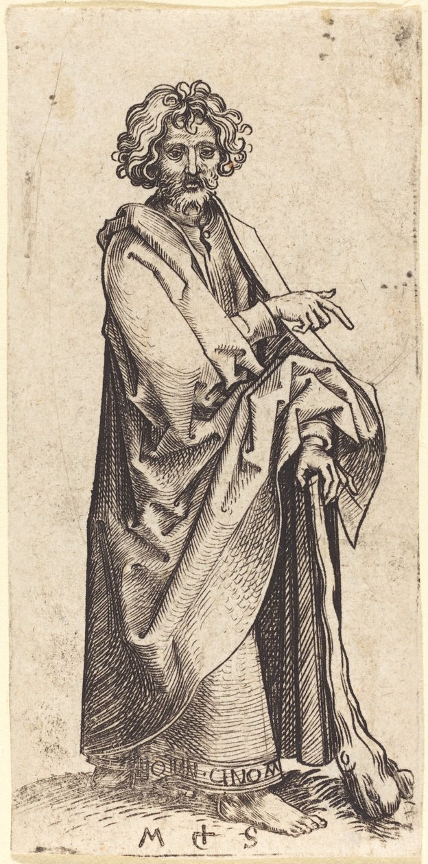 Pyhä Juudas Taddeus tekijältä Martin Schongauer