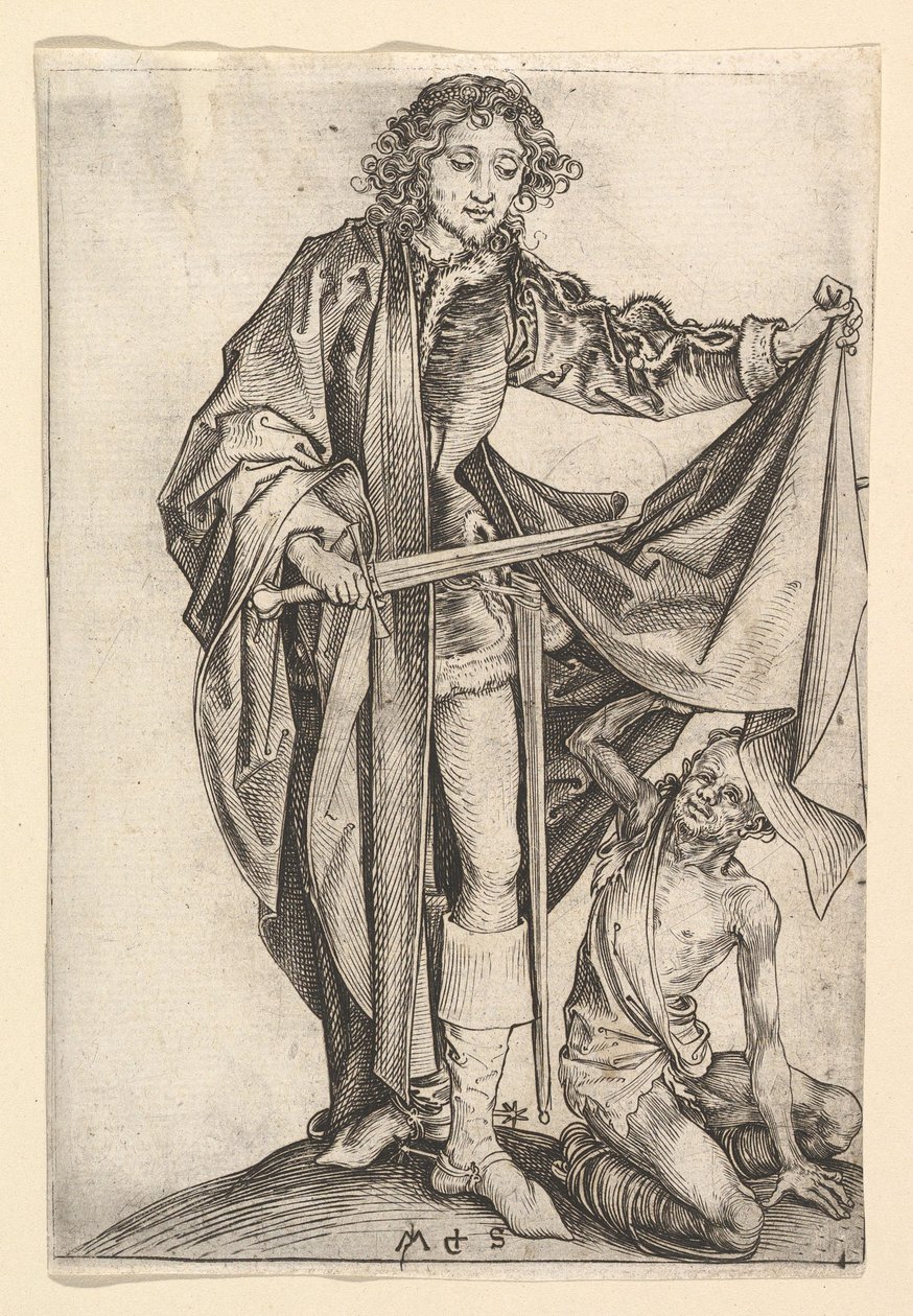 St. Martin, n. 1435-1491. tekijältä Martin Schongauer