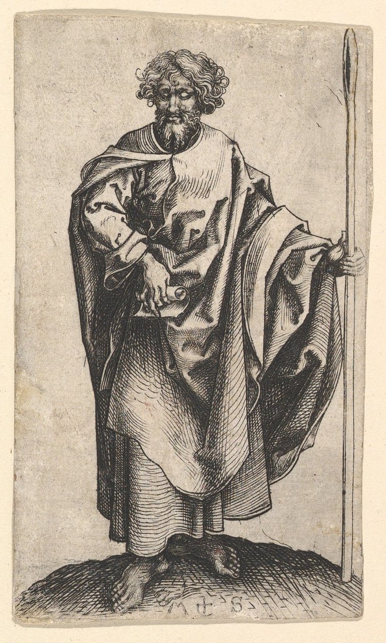 St. Thomas, n. 1435-1491. tekijältä Martin Schongauer