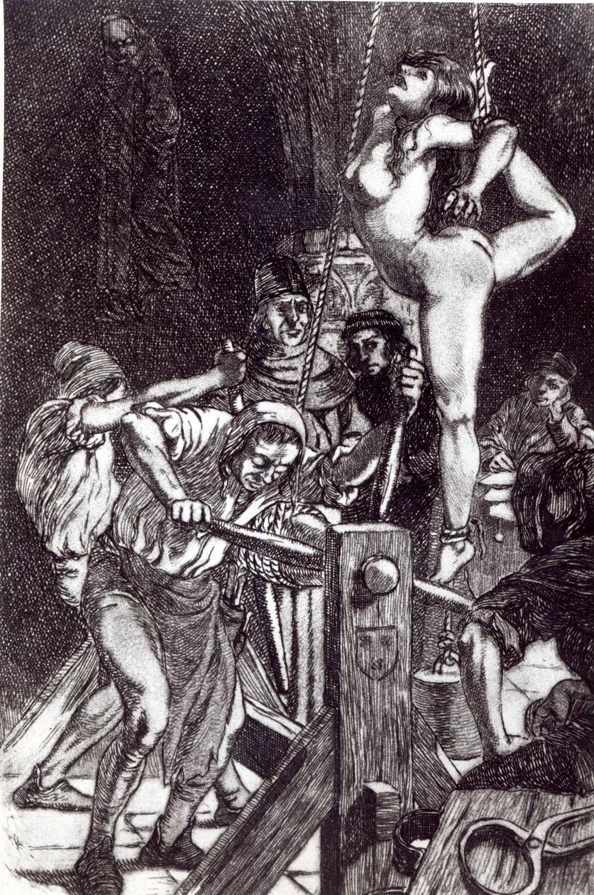 Noidan rangaistus, 1911 litho tekijältä Martin van Maele