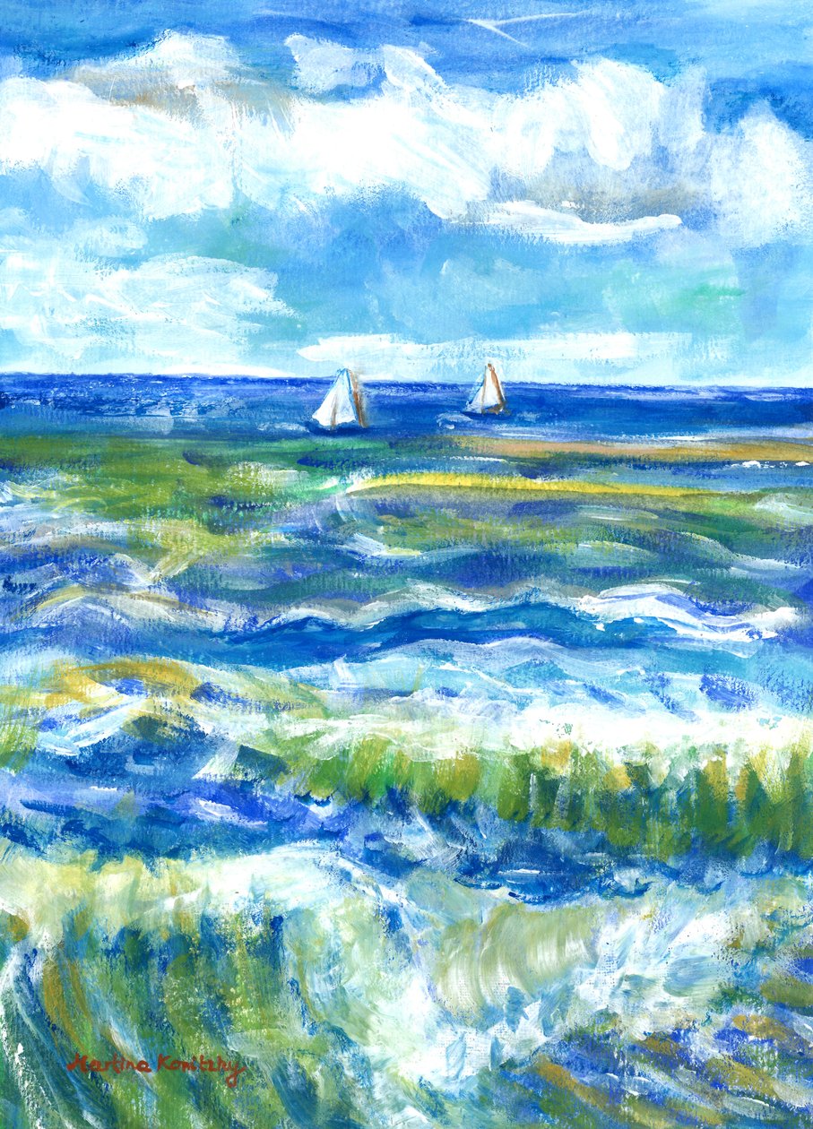 Saintes-Maries-de-la-Mer (Hommage ja Vincent van Gogh) tekijältä Martina Konitzky