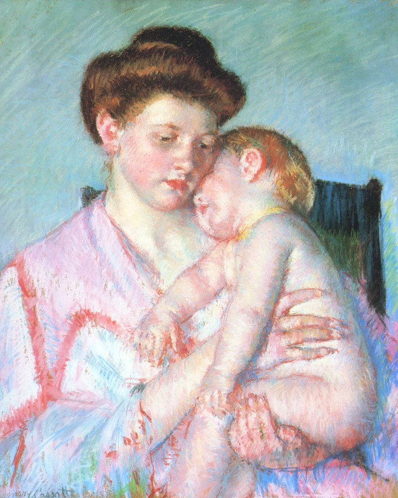 Uninen vauva tekijältä Mary Cassatt