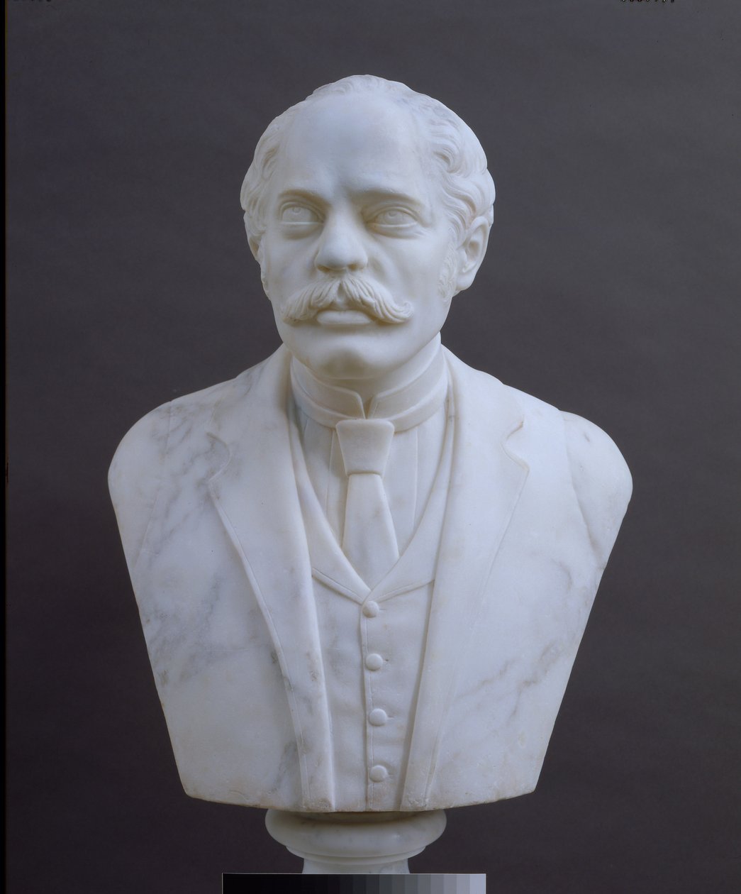 James Peck Thomasin rintakuva, 1874 (marmori) tekijältä Mary Edmonia Lewis
