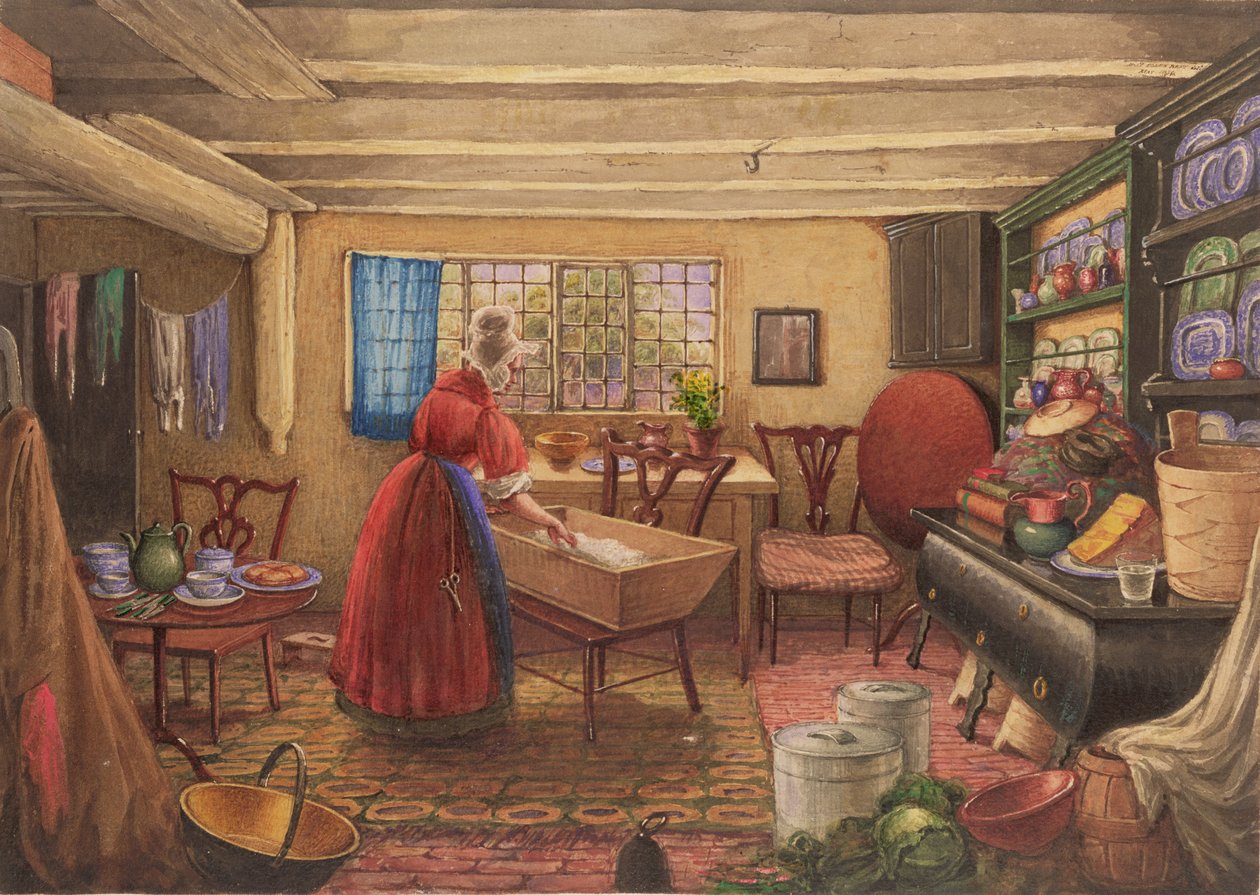 Huonekalut ja erilaiset esineet 1100- ja 1300-luvuilta tekijältä Mary Ellen Best