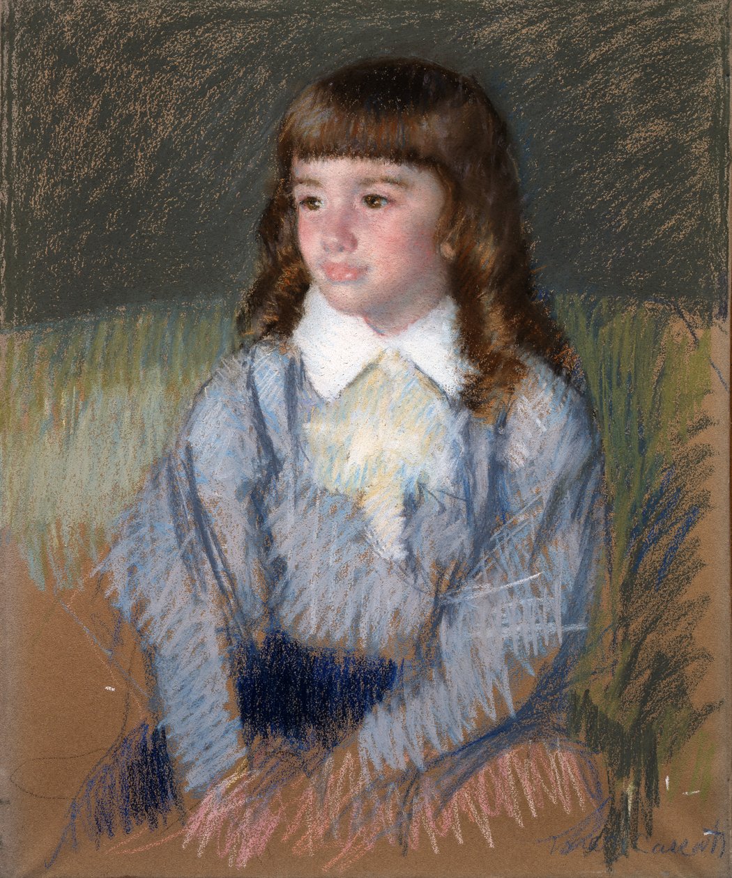 Pikkupoika sinisessä tekijältä Mary Cassatt