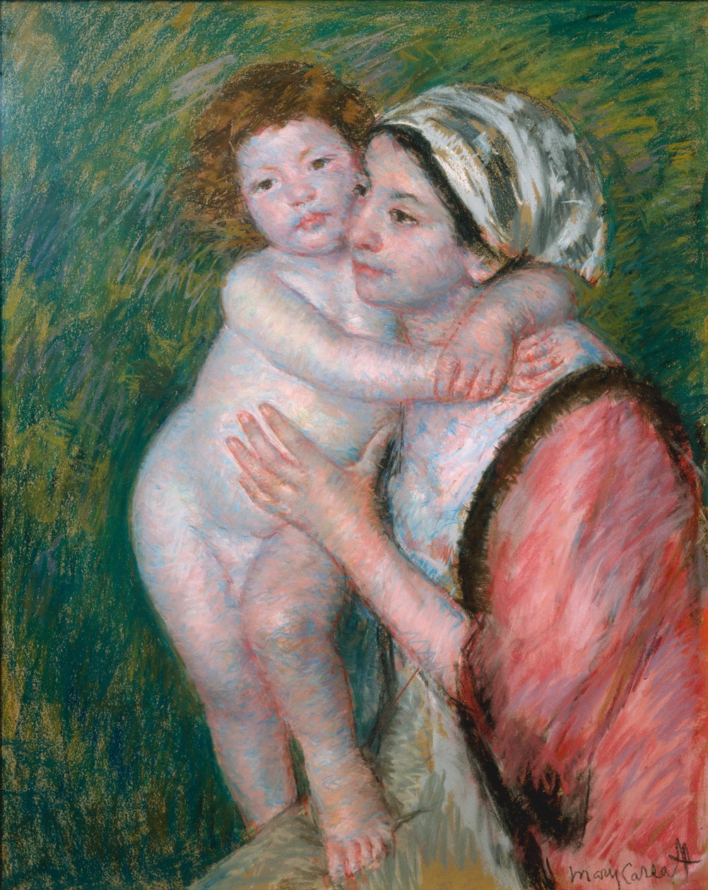 Äiti ja lapsi, 1914 tekijältä Mary Cassatt