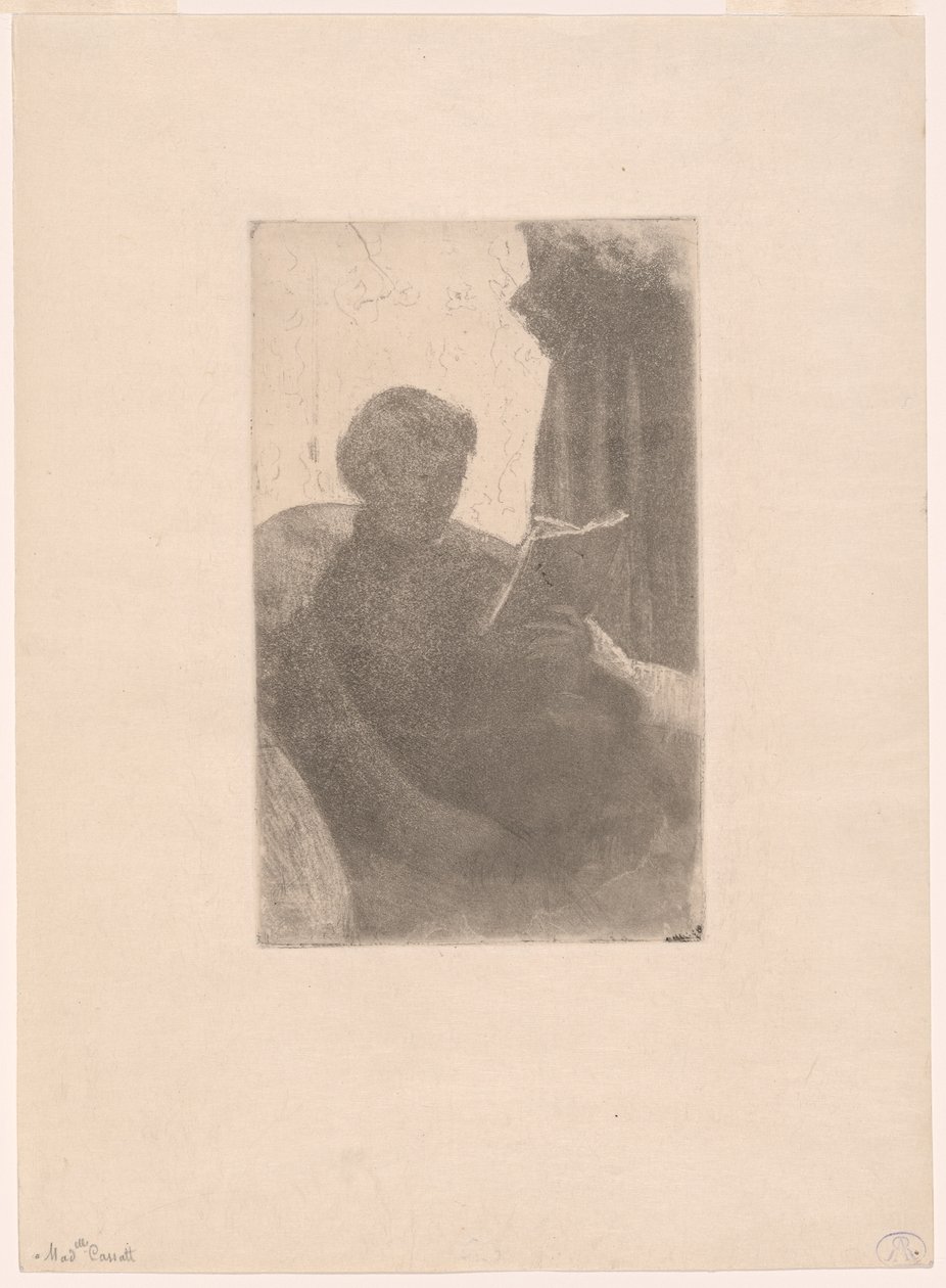 Lydia Reading tekijältä Mary Cassatt